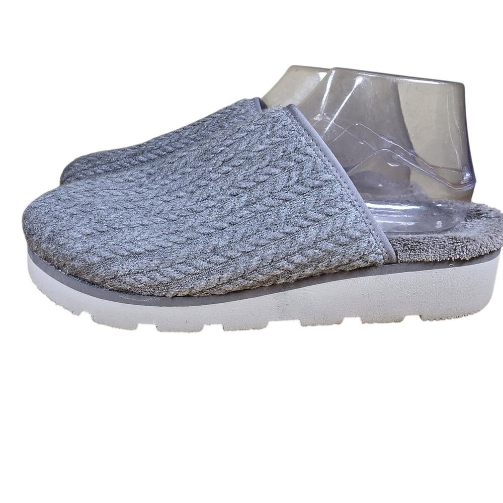 Women's Vionic Sakura Mule Slipper Clogs Platform Gray Excellent Condition Sz 10